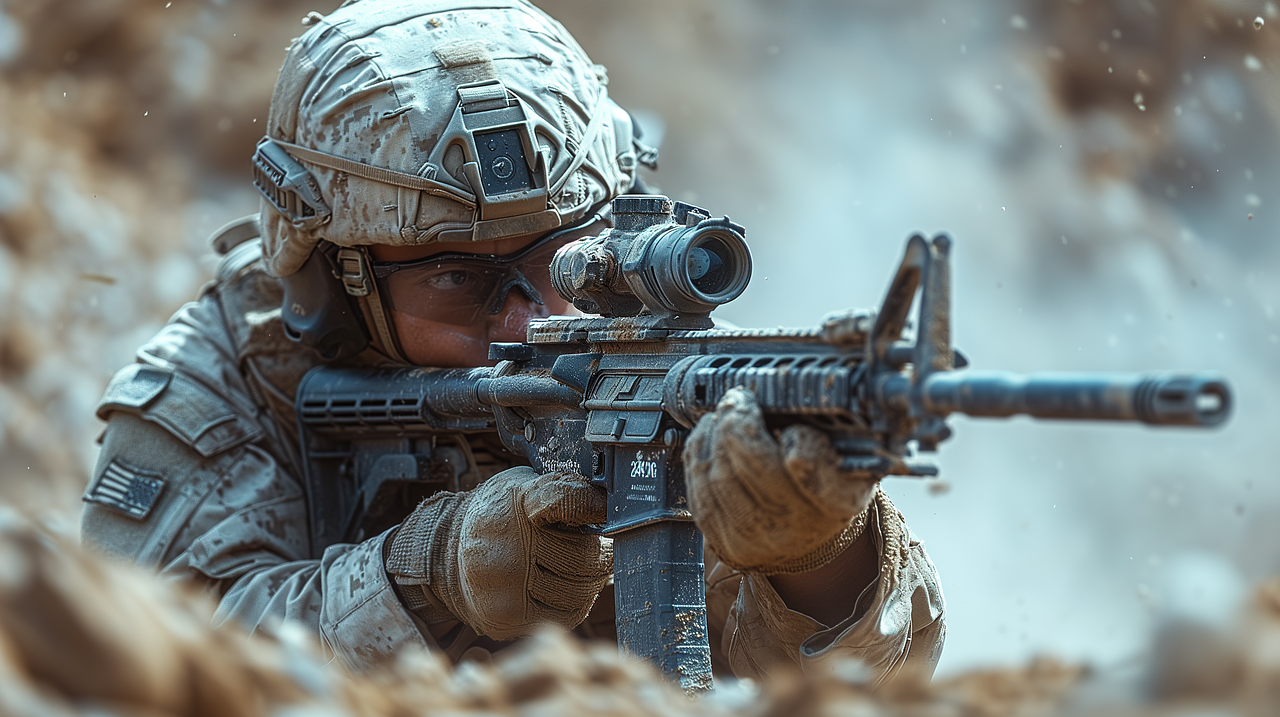 soldier, army, shooting, war